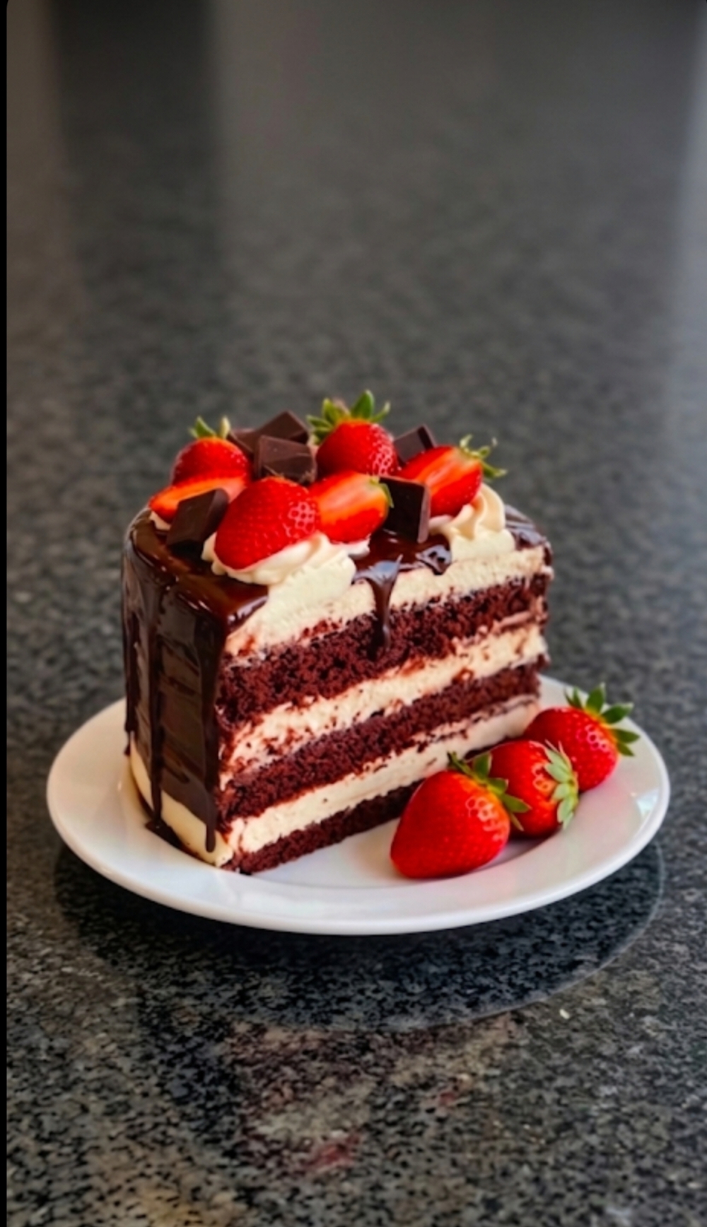 Strawberry Chocolate Layer Cake ಎಂದು