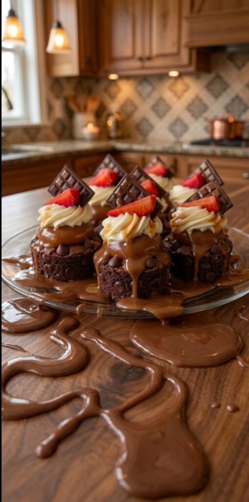 Mini Bakery-Style Chocolate Dessert