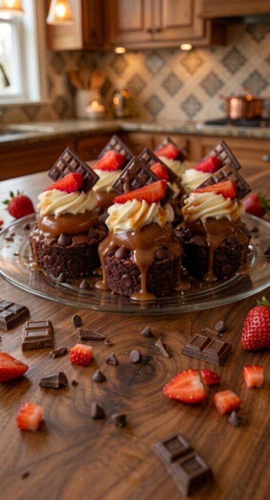 Mini Bakery-Style Chocolate Dessert