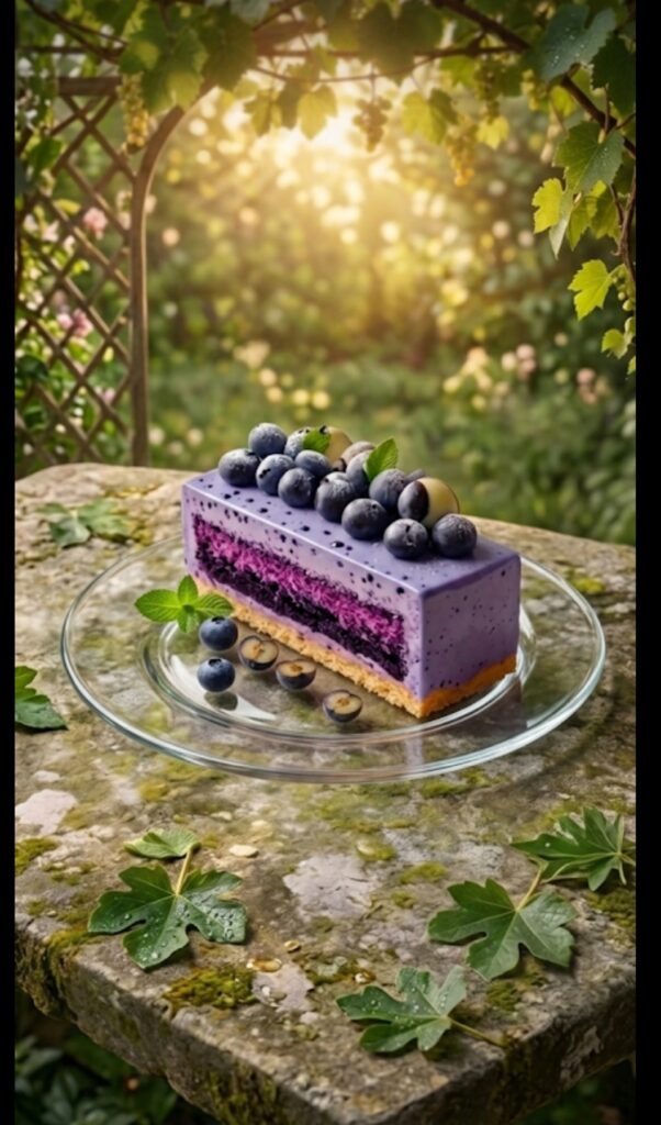 Blueberry Mousse Cake Recipe