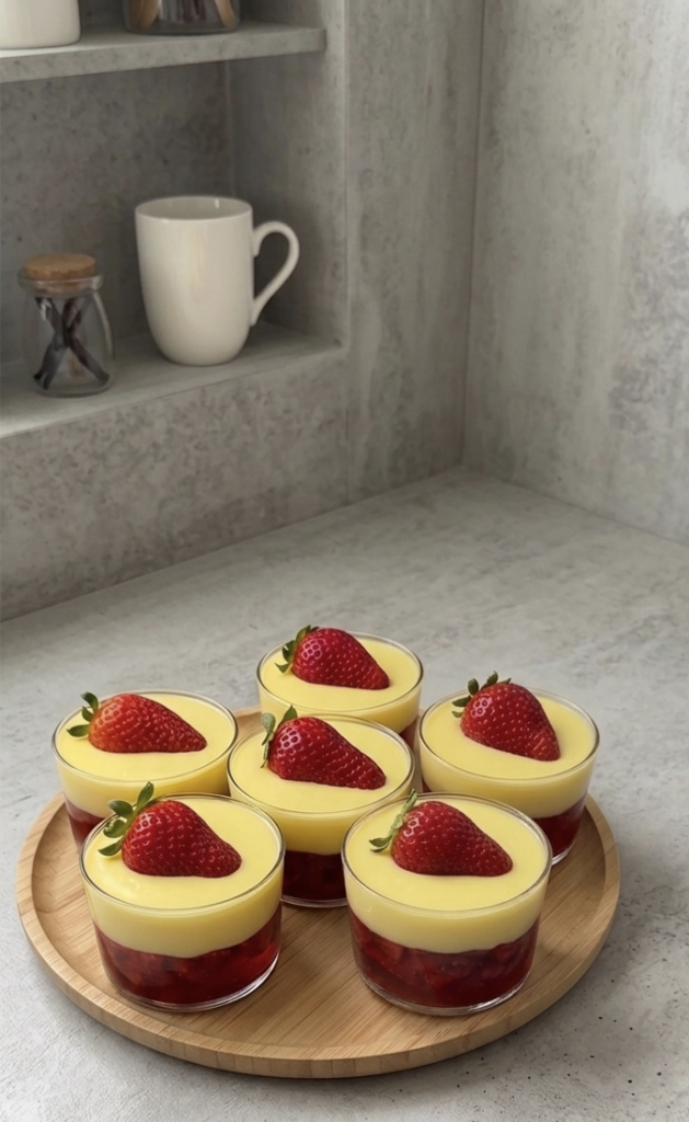 Strawberry Custard Delight
