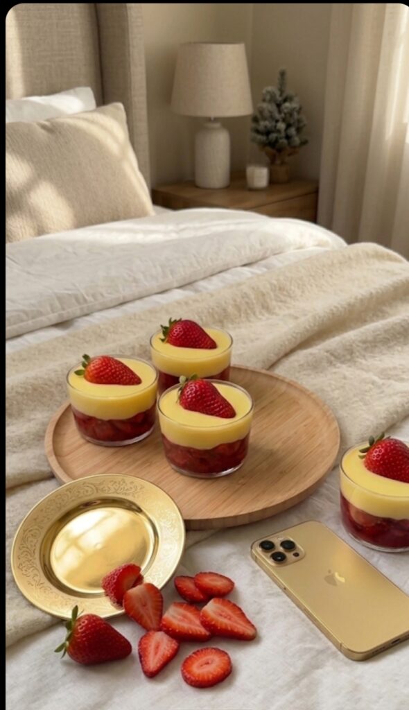 Strawberry Custard Delight