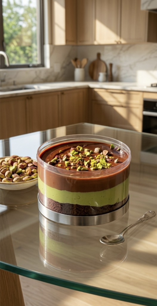 Viral Pistachio Kunafa Chocolate Tub
