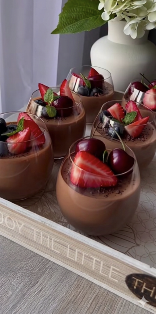 Eggless Chocolate Mousse Recipe