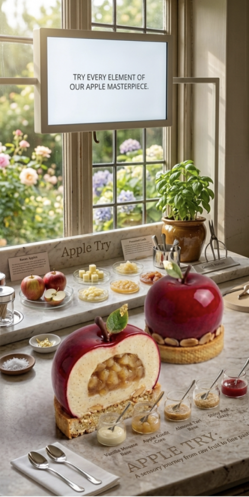 Apple Mousse Tart