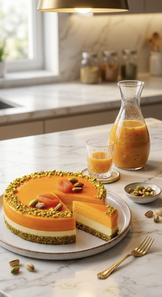 Apricot Pistachio Cheesecake Apricot Pistachio Cheesecake