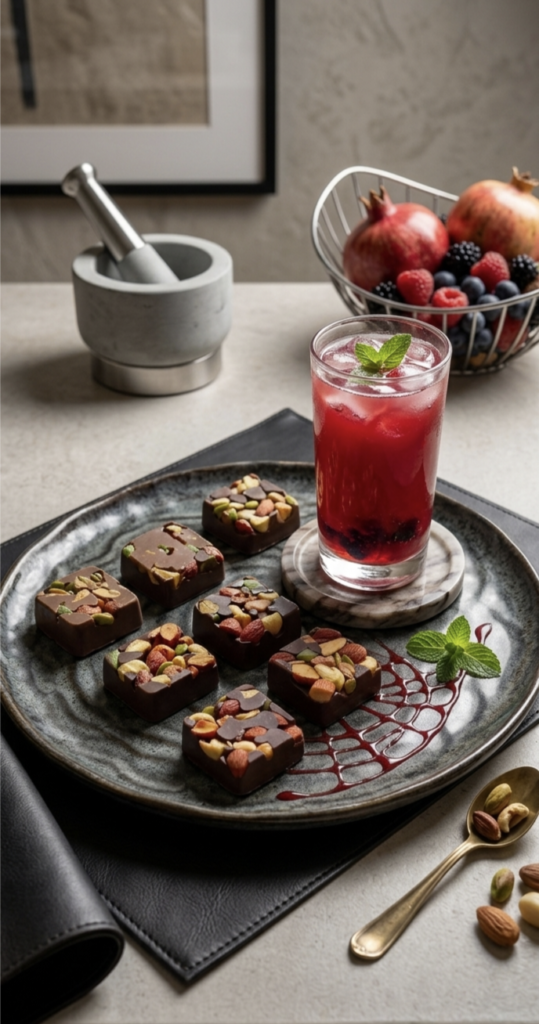 Fruit Chocolate Bites