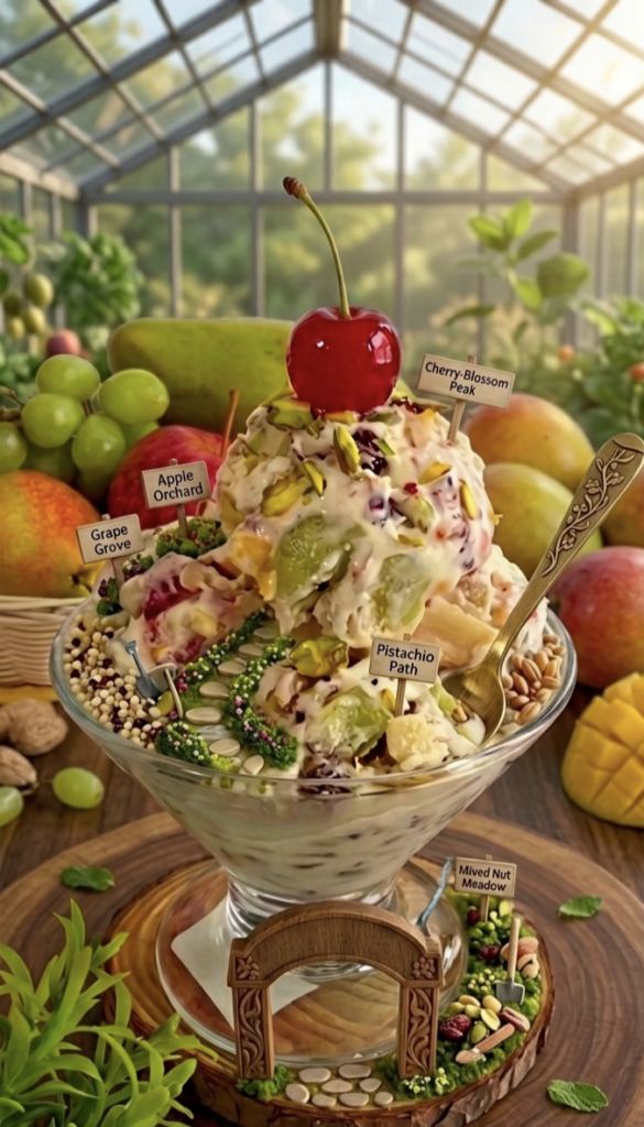 Fruit and Nut Ice Cream