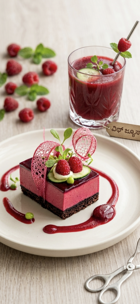 Raspberry Chocolate Entremet ಎಂದು