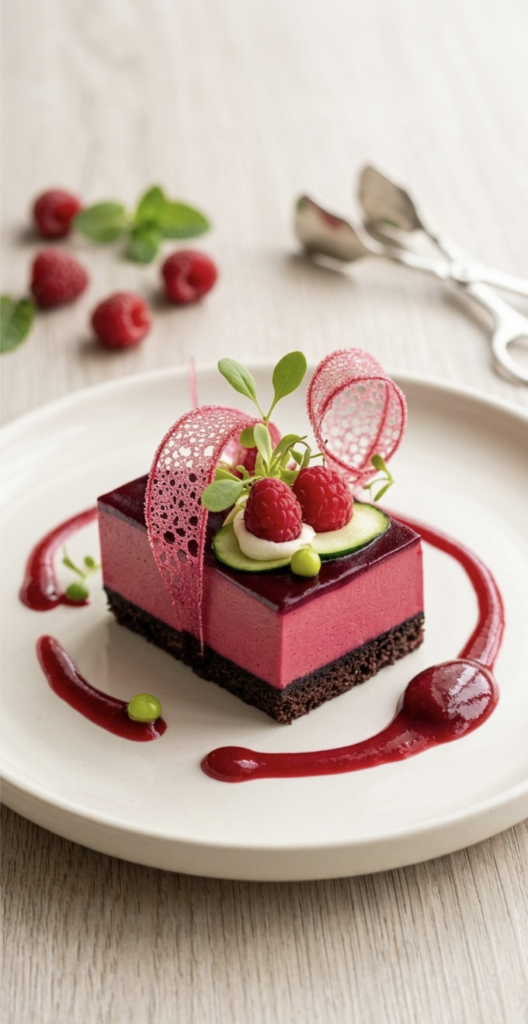 Raspberry Chocolate Entremet ಎಂದು