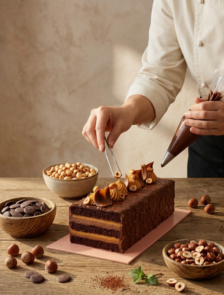Premium Triple Chocolate-Peanut Butter Mousse Cake