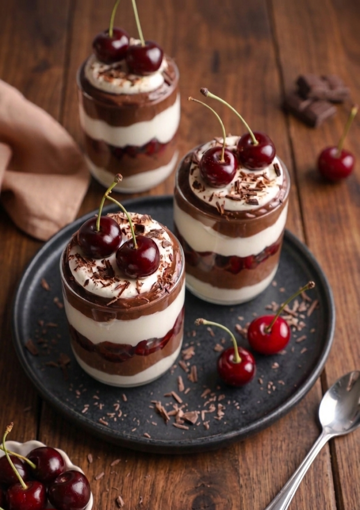 Easy No-Bake Black Forest Dessert
