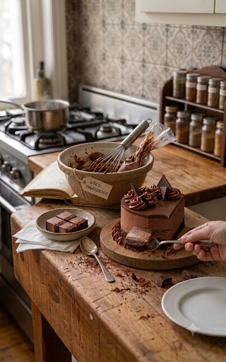 Easy No-Bake Chocolate Mousse Cake