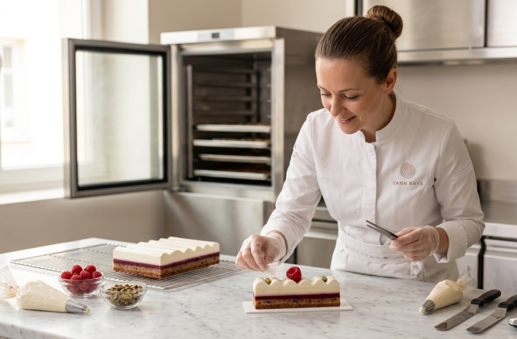 Vanilla Red Berry Entremet