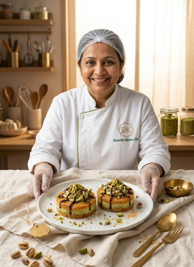 Dubai Kunafa Pistachio Mini Cheesecake