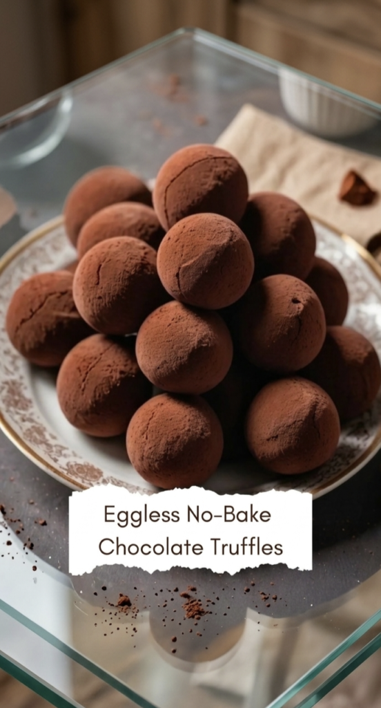 Eggless Chocolate Truffles Recipe