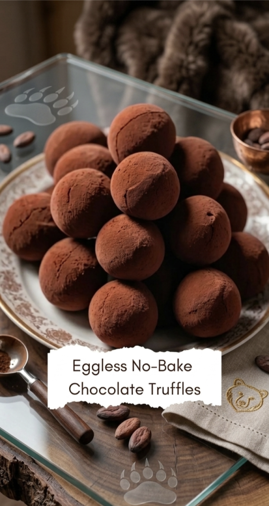 Eggless Chocolate Truffles Recipe