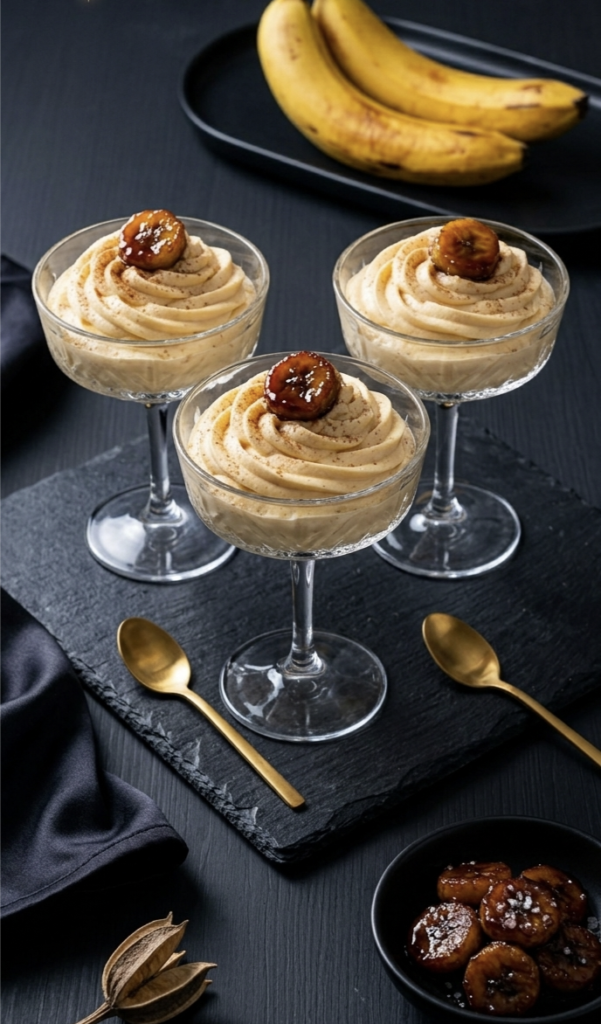 Easy Creamy Banana Mousse Recipe