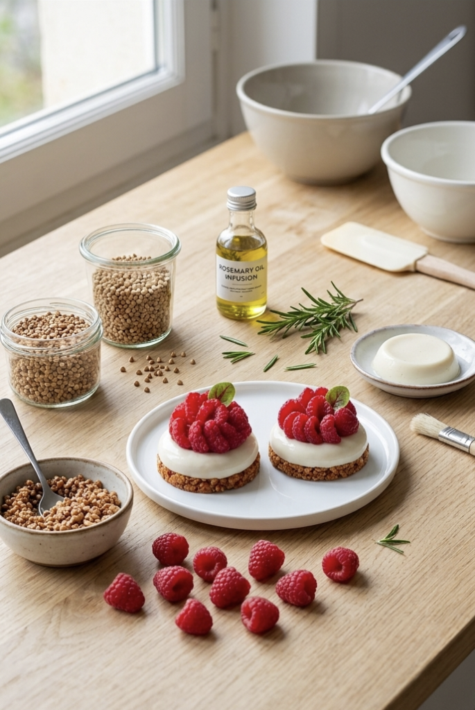 ​Raspberry Rosemary Tartlet