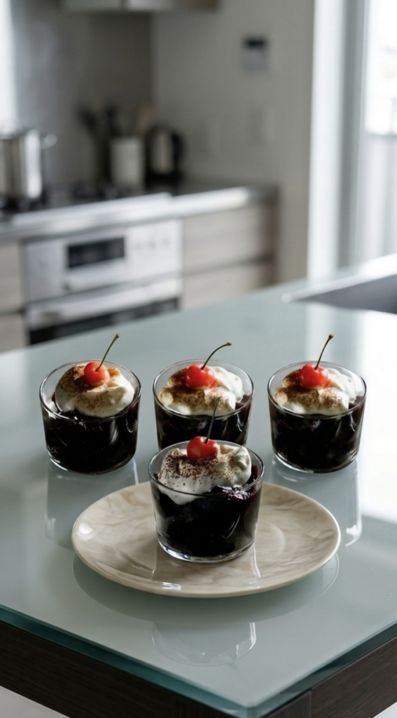 Coffee Warabi Mochi Dessert