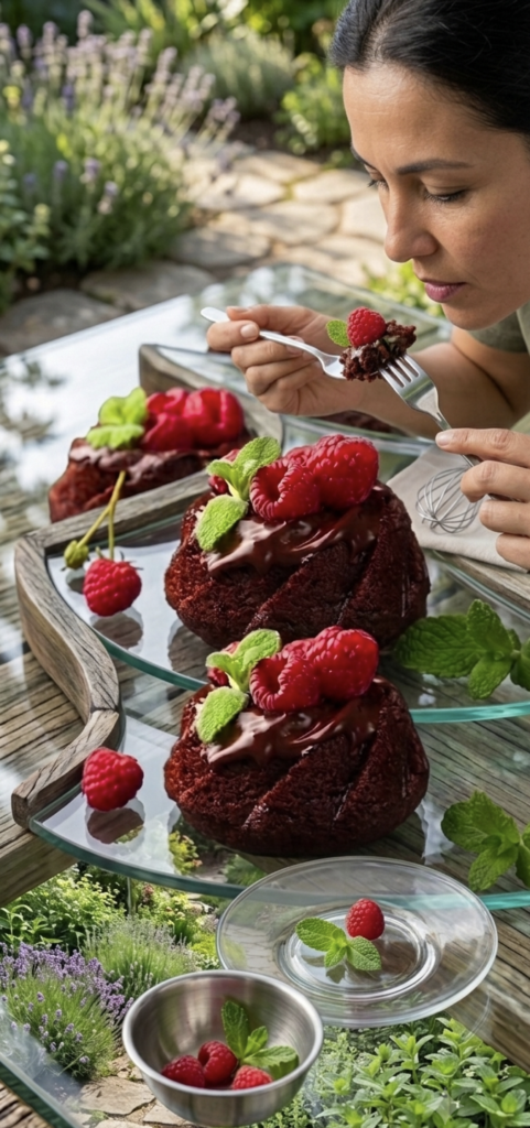 Mini Chocolate Bundt Cakes