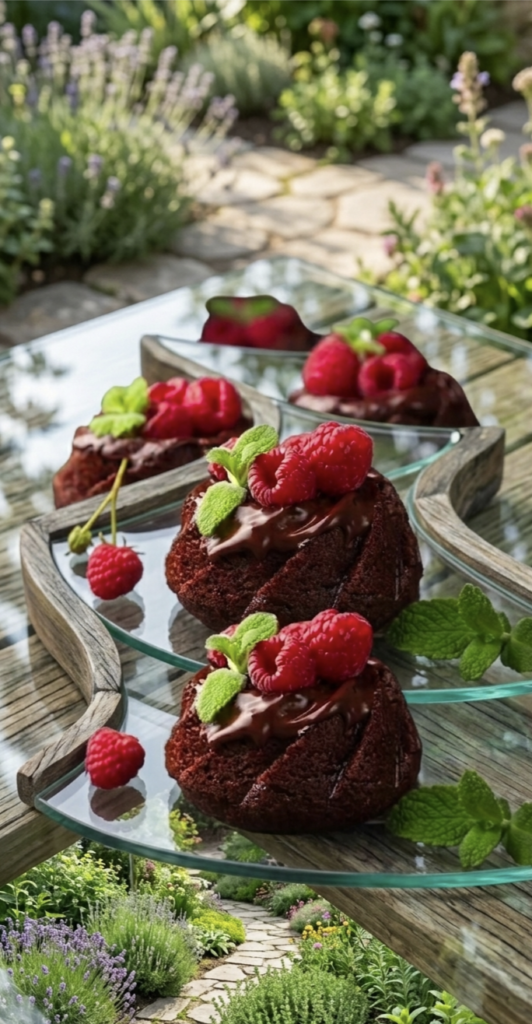 Mini Chocolate Bundt Cakes